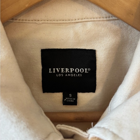 Liverpool White Denim Jacket - Picture 3 of 9